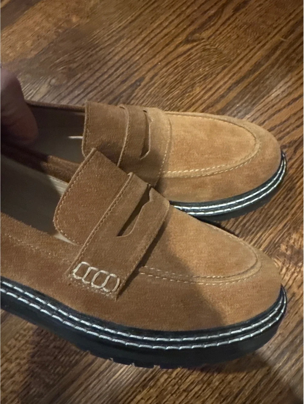 Boden Chunky Cleated Sole Loafers Size 41/9.4